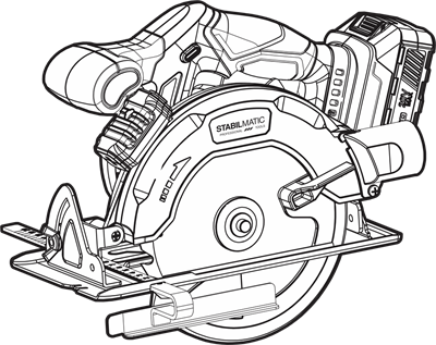 Пила аккумуляторная дисковая STABILMATIC ONE20MAX PCS-165-20LI - фото 366922