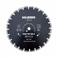 Диск алмазный отрезной 400*25,4 Hilberg Hard Materials Лазер асфальт HM309