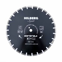 Диск алмазный отрезной 450*25,4 Hilberg Hard Materials Лазер асфальт HM310