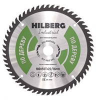 Диск пильный Hilberg Industrial Дерево 180*20/16*56Т HW182