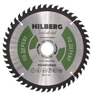 Диск пильный Hilberg Industrial Дерево 210*30*48Т HW211