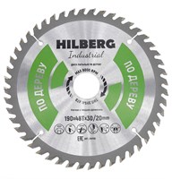 Диск пильный Hilberg Industrial Дерево 190*30/20*48Т HW192