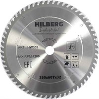 Диск пильный Hilberg Industrial Дерево 350*32*60Т HW352