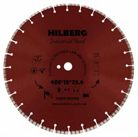 Диск алмазный отрезной 400*25,4 Hilberg Industrial Hard HI809