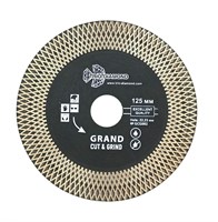 Диск алмазный отрезной 125*22,23 Турбо серия Grand Cut &amp; Grind GCG002