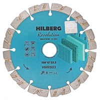 Диск алмазный отрезной 150*22,23*12 Hilberg Revolution HMR803