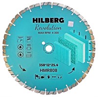 Диск алмазный отрезной 350*25,4*12 Hilberg Revolution HMR808