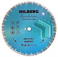 Диск алмазный отрезной 400*25,4*12 Hilberg Revolution HMR809