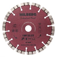 Диск алмазный отрезной 180*22.23 Hilberg Industrial Hard HI804